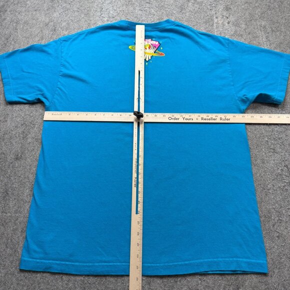 New Day WWE Shirt Men XL Blue Unicorn Trombone Short Sleeve - Picture 8 of 12